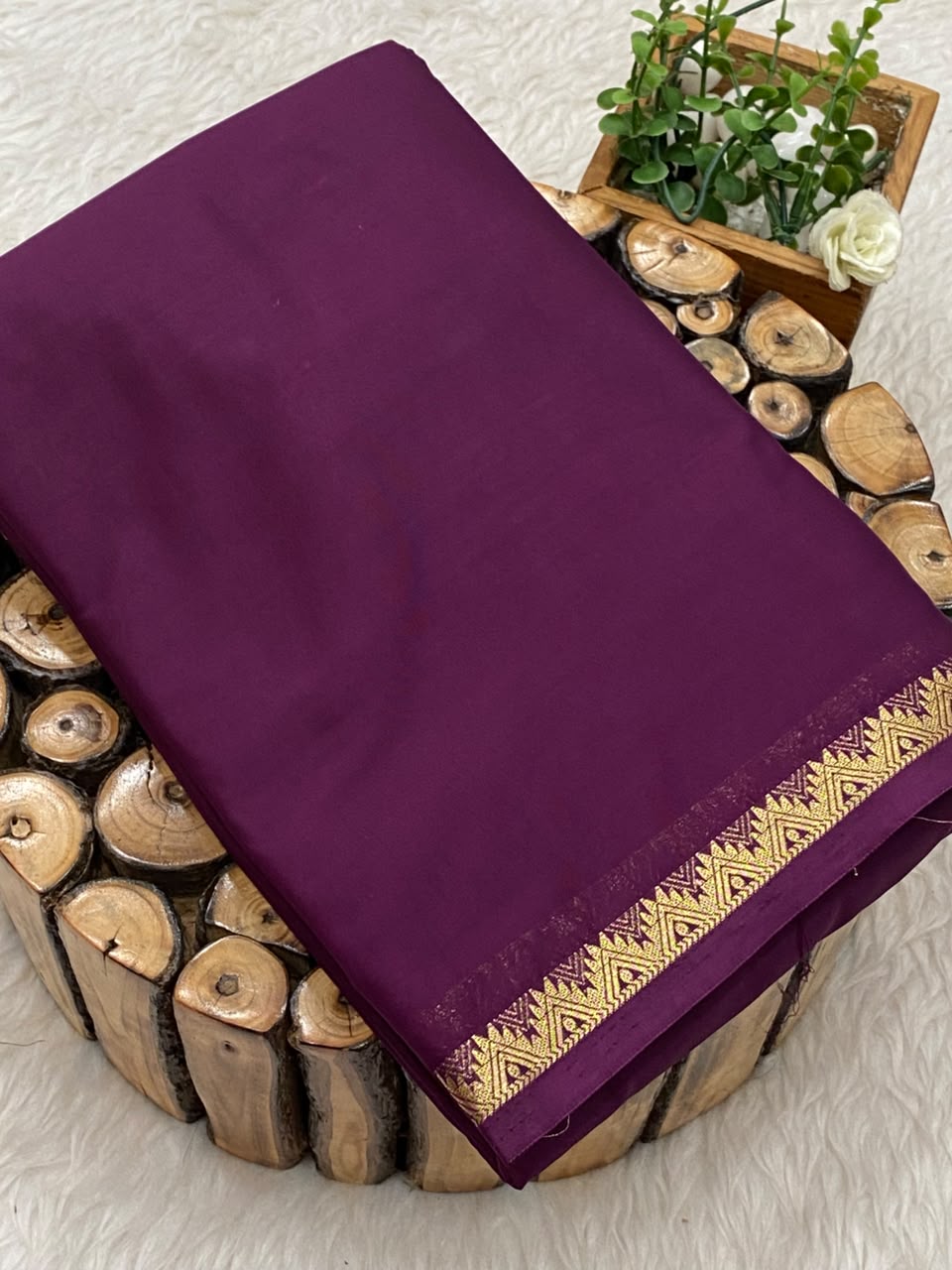 Mysore Crepe Silk Sarees - vol1
