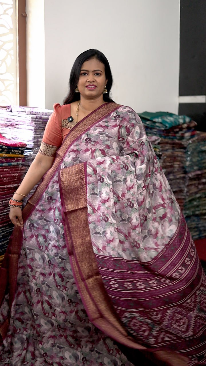 Crushed Dola Sarees