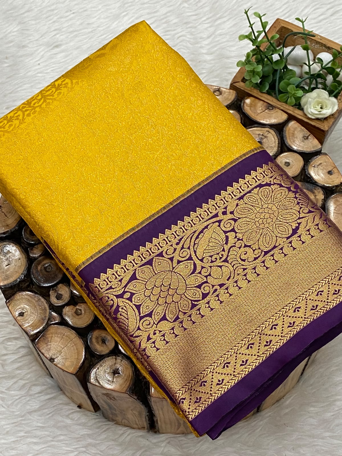 Premium Kanchi Korvai Border Saree-vol4