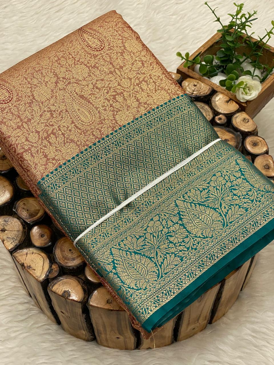 Tissue Bridal Saree - vol1