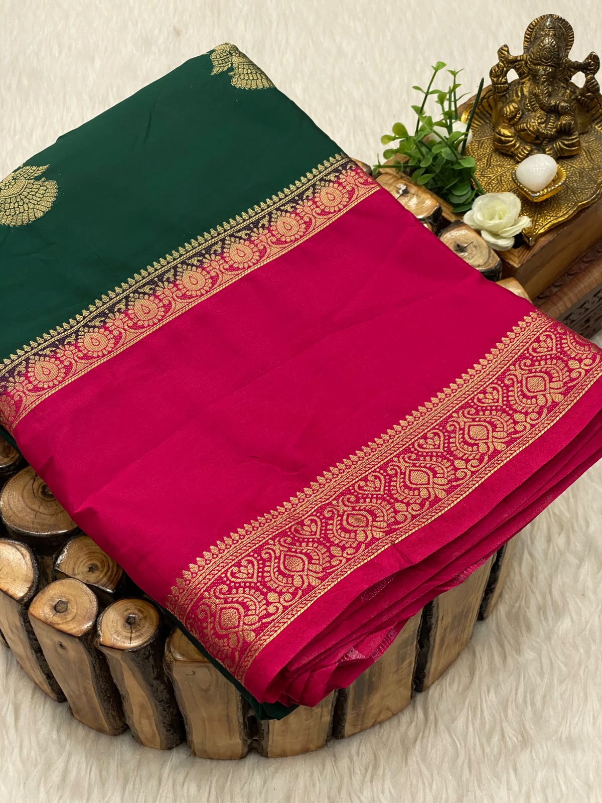 Premium Mysore Crepe Silk Saree