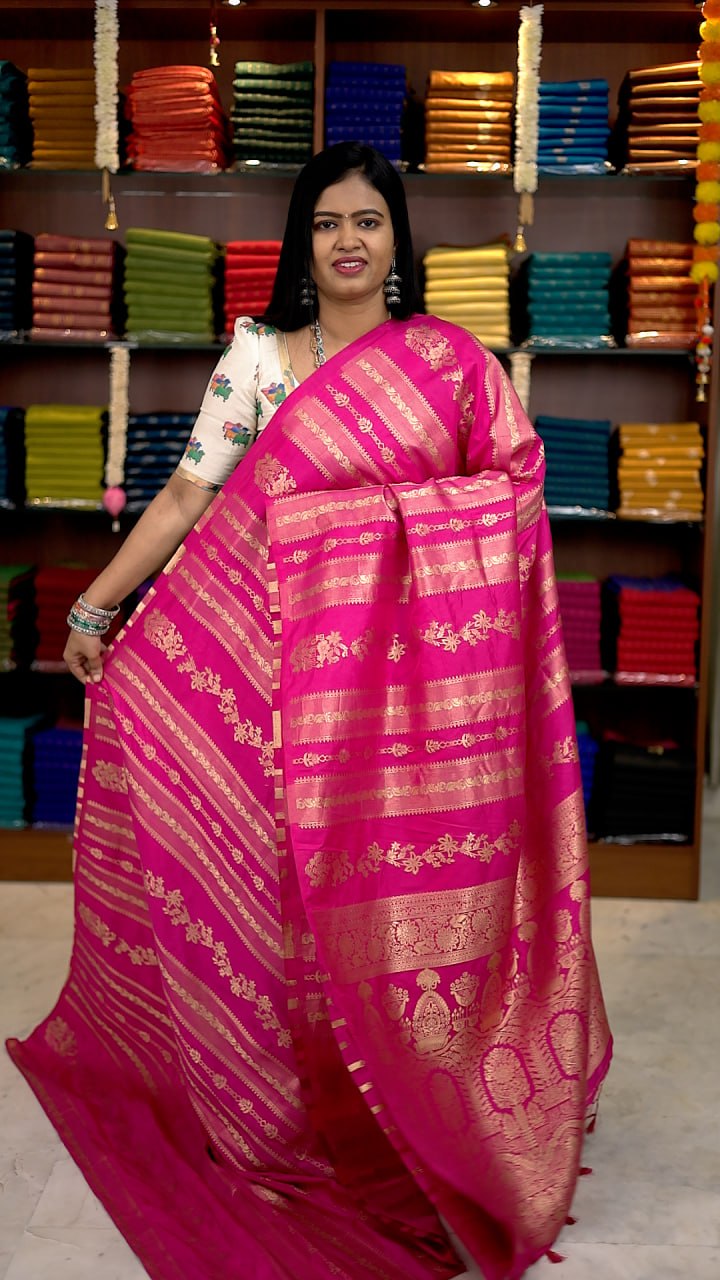 Viscose Crepe Silk Sarees