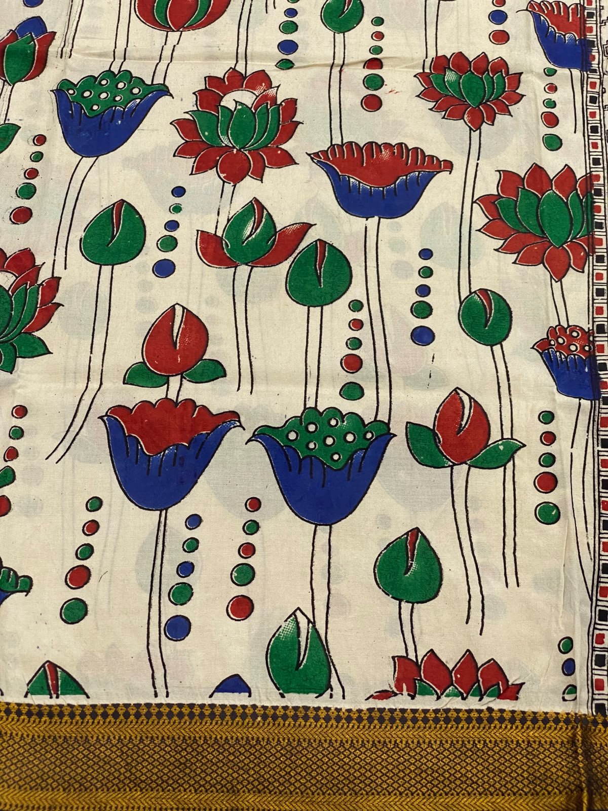 Nizam Border Kalamkari Duppata - vol1