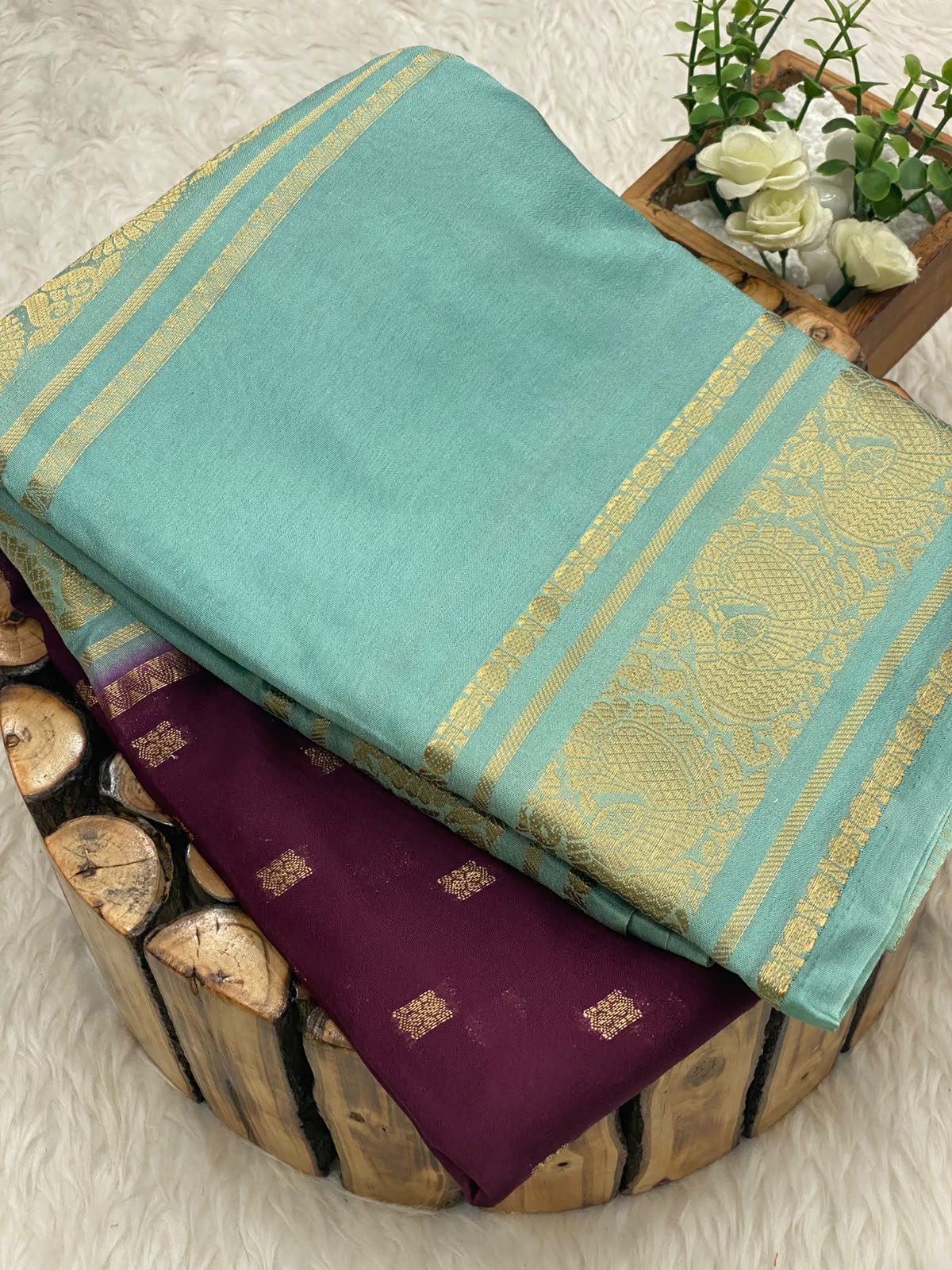 Mysore Crepe Silk Sarees - vol1