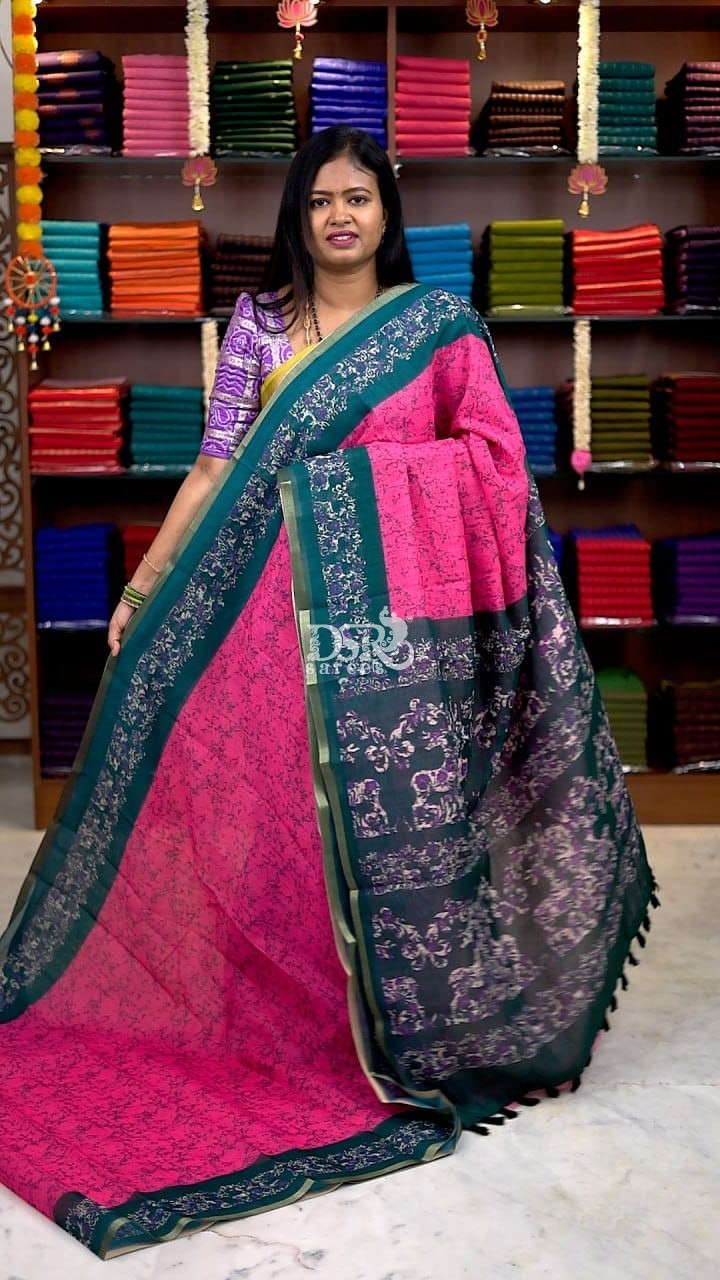 Chanderi Sico Sarees