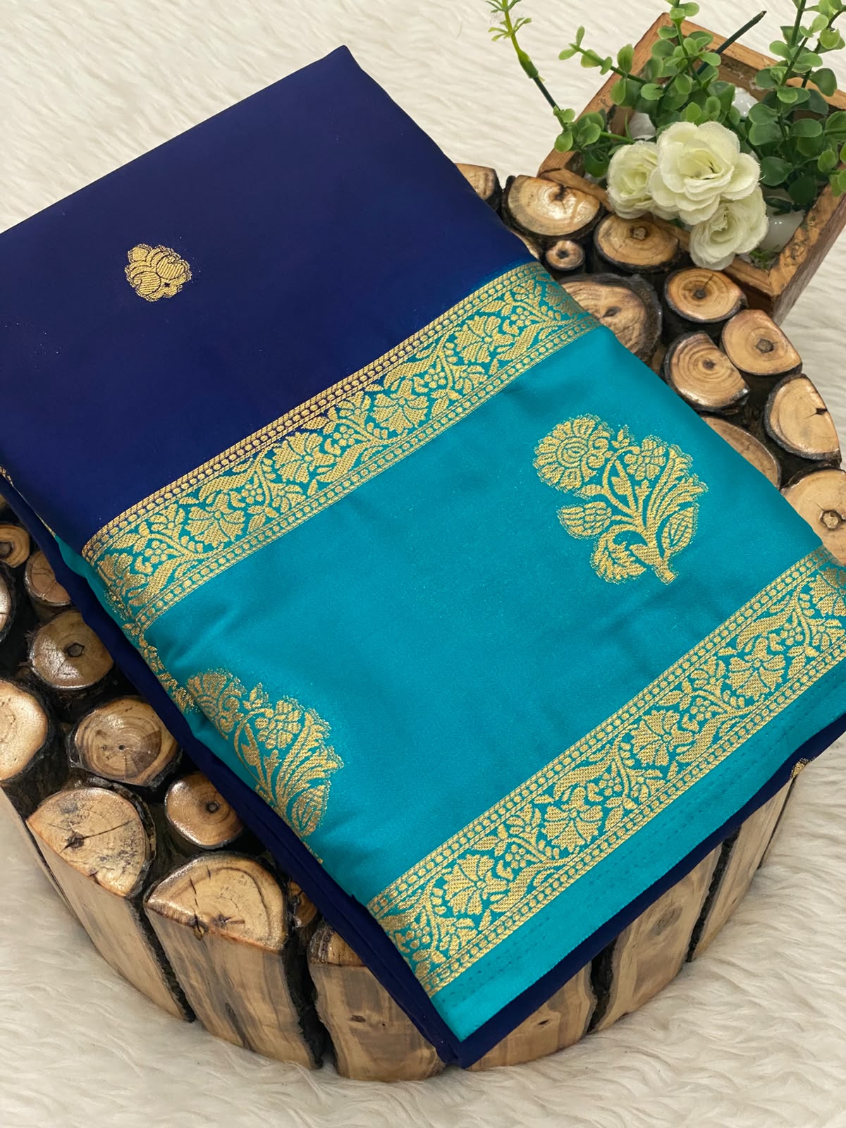 Premium Mysore Crepe Silk Sarees