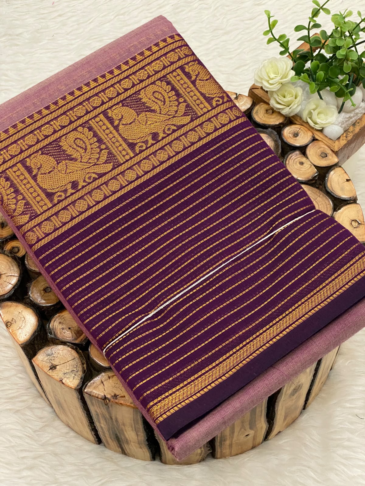 Chettinadu Cotton Sarees W/B