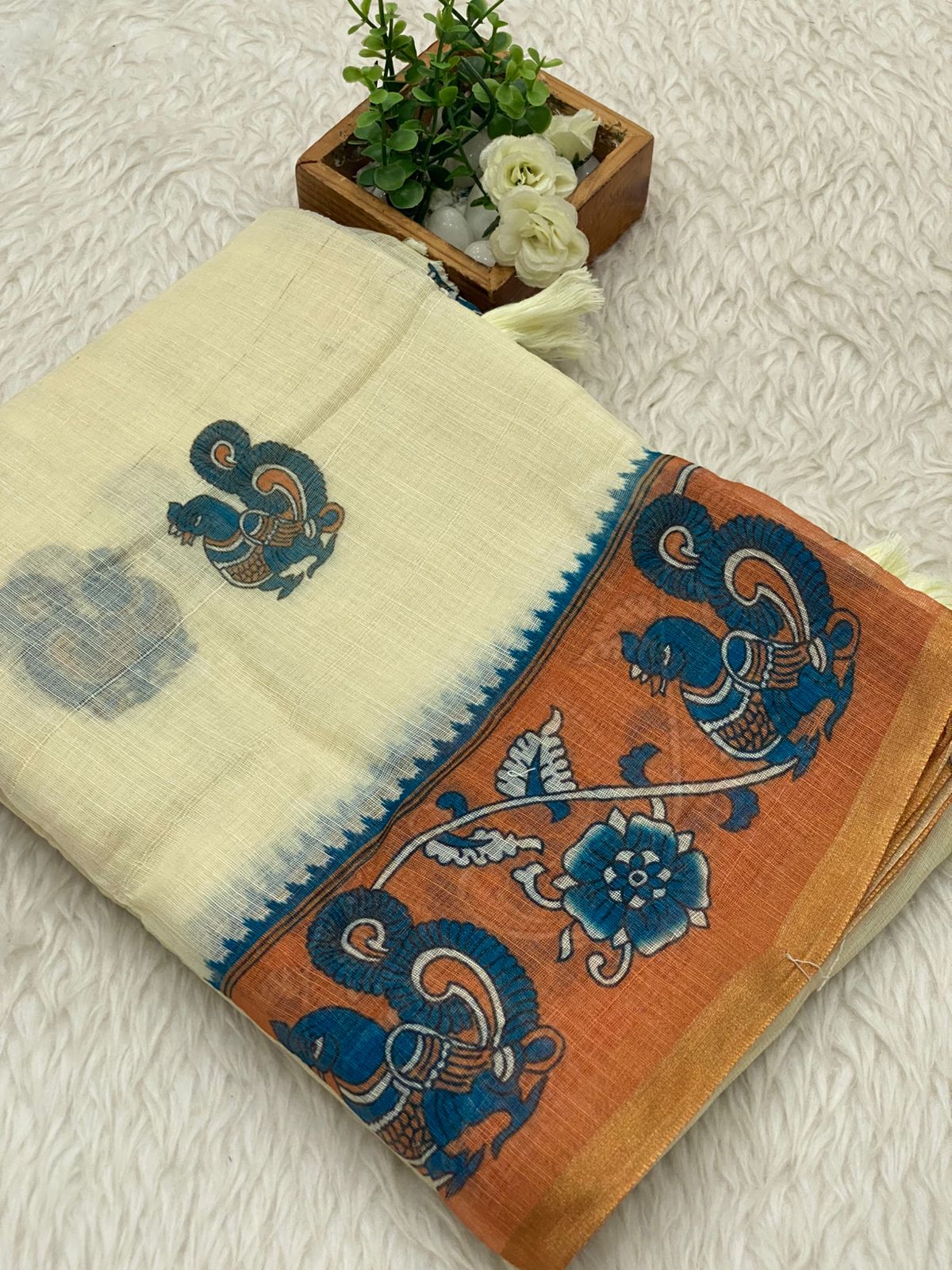 Linen cotton Sarees-vol2