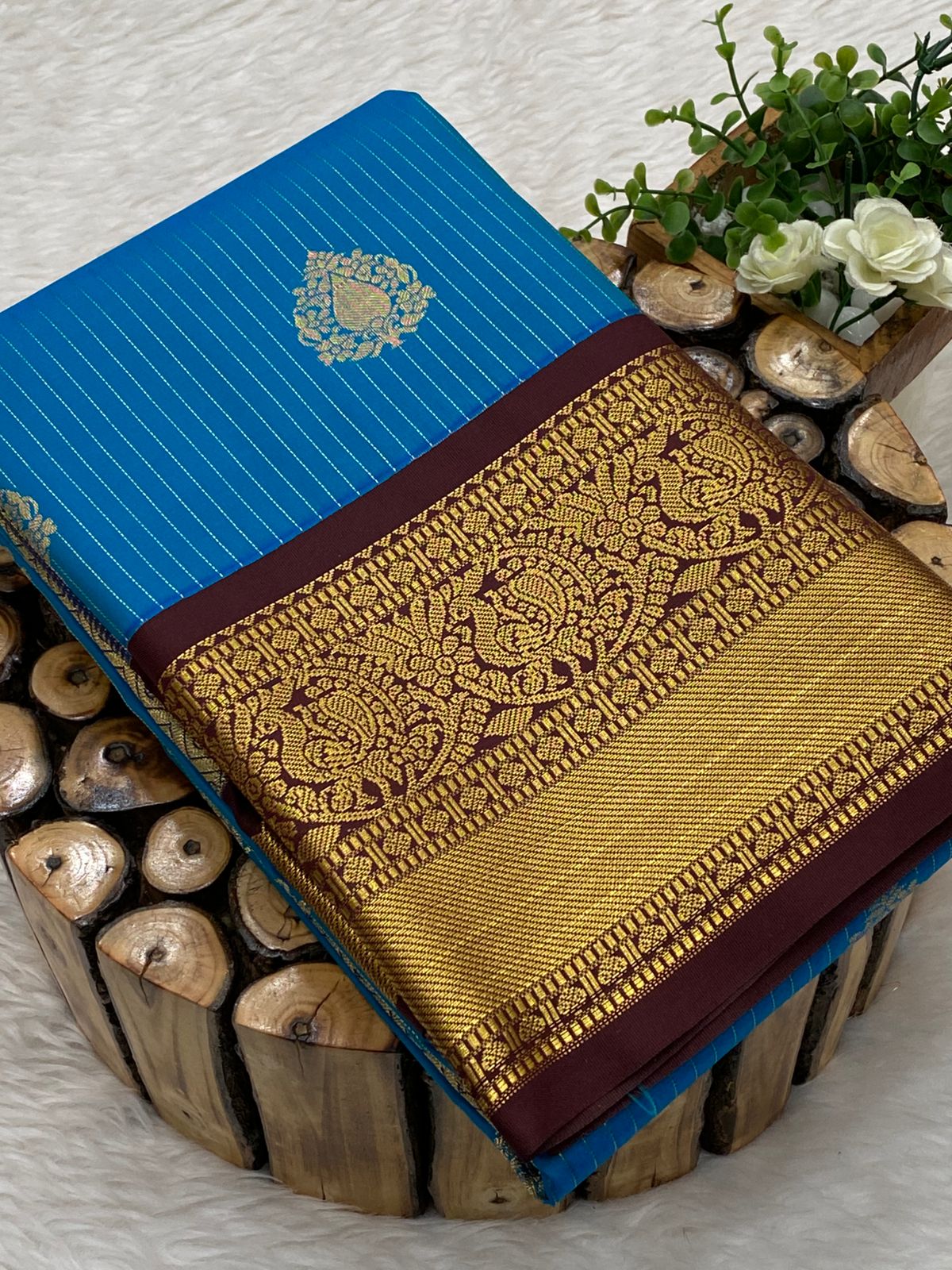 Premium Kanchi Korvai Border Saree