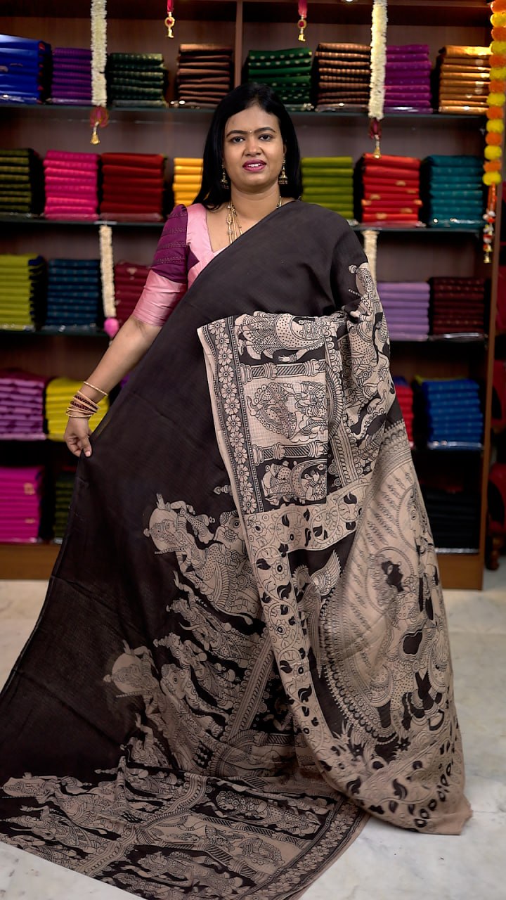 Kota Cotton Sarees with Zari