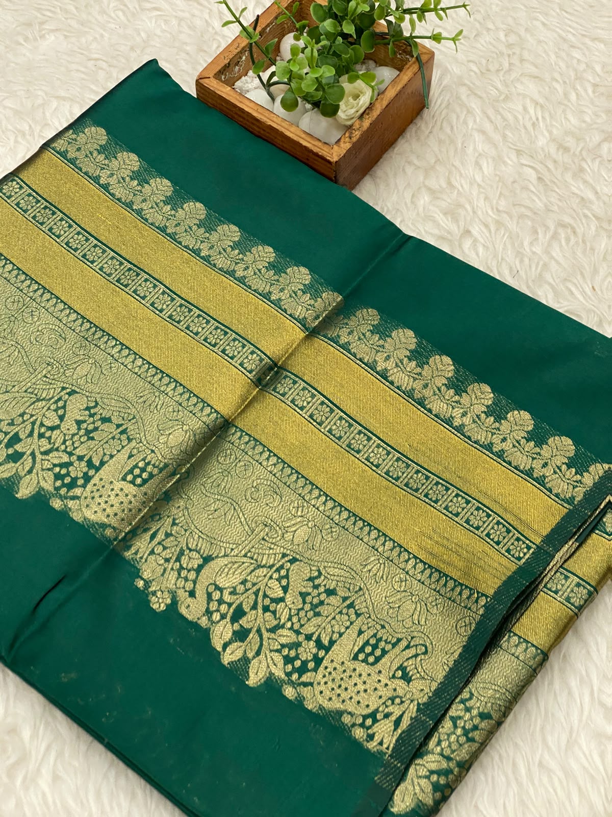 Banarasi Semi Katan Bridal Saree