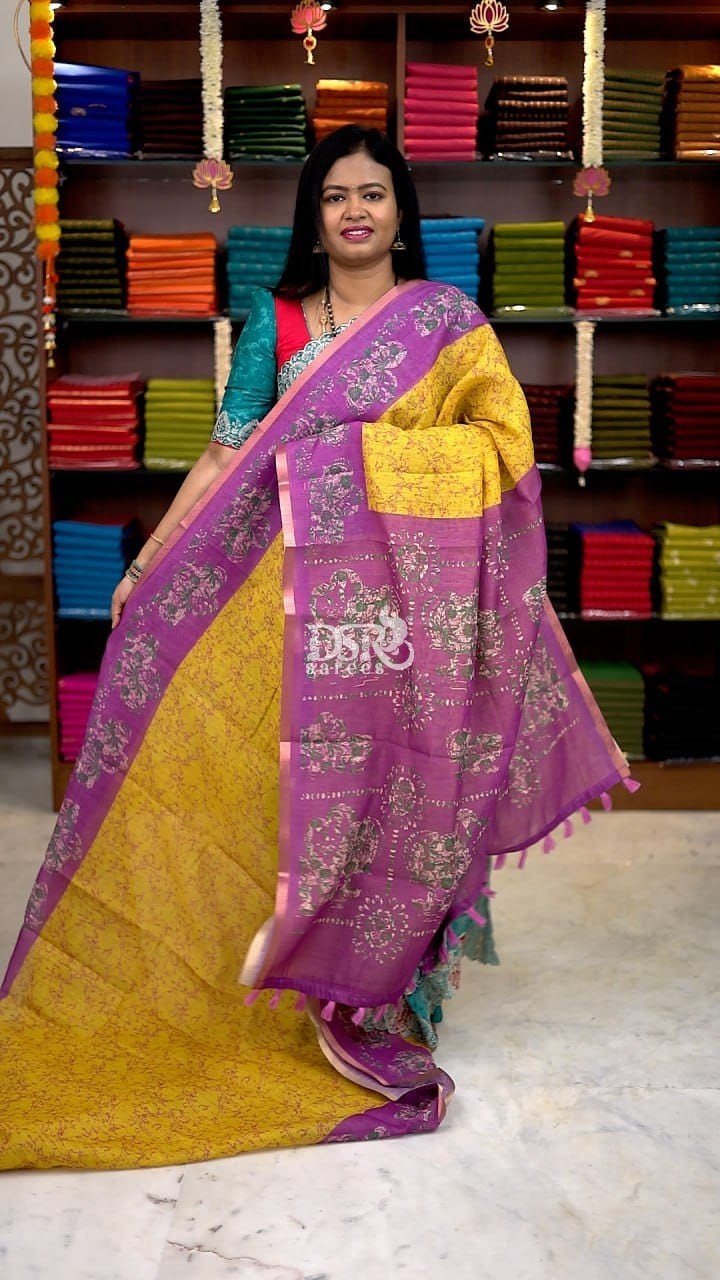 Chanderi Sico Sarees