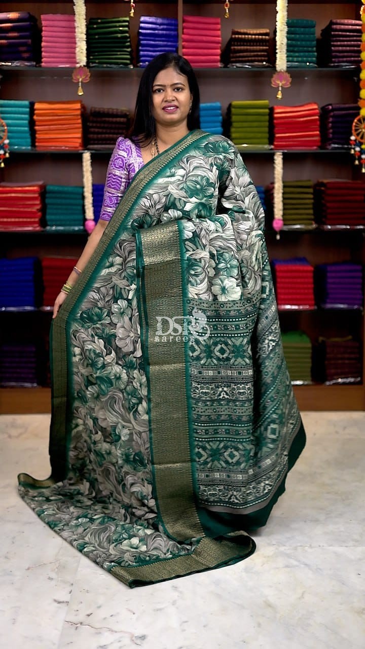 Crushed Dola Sarees
