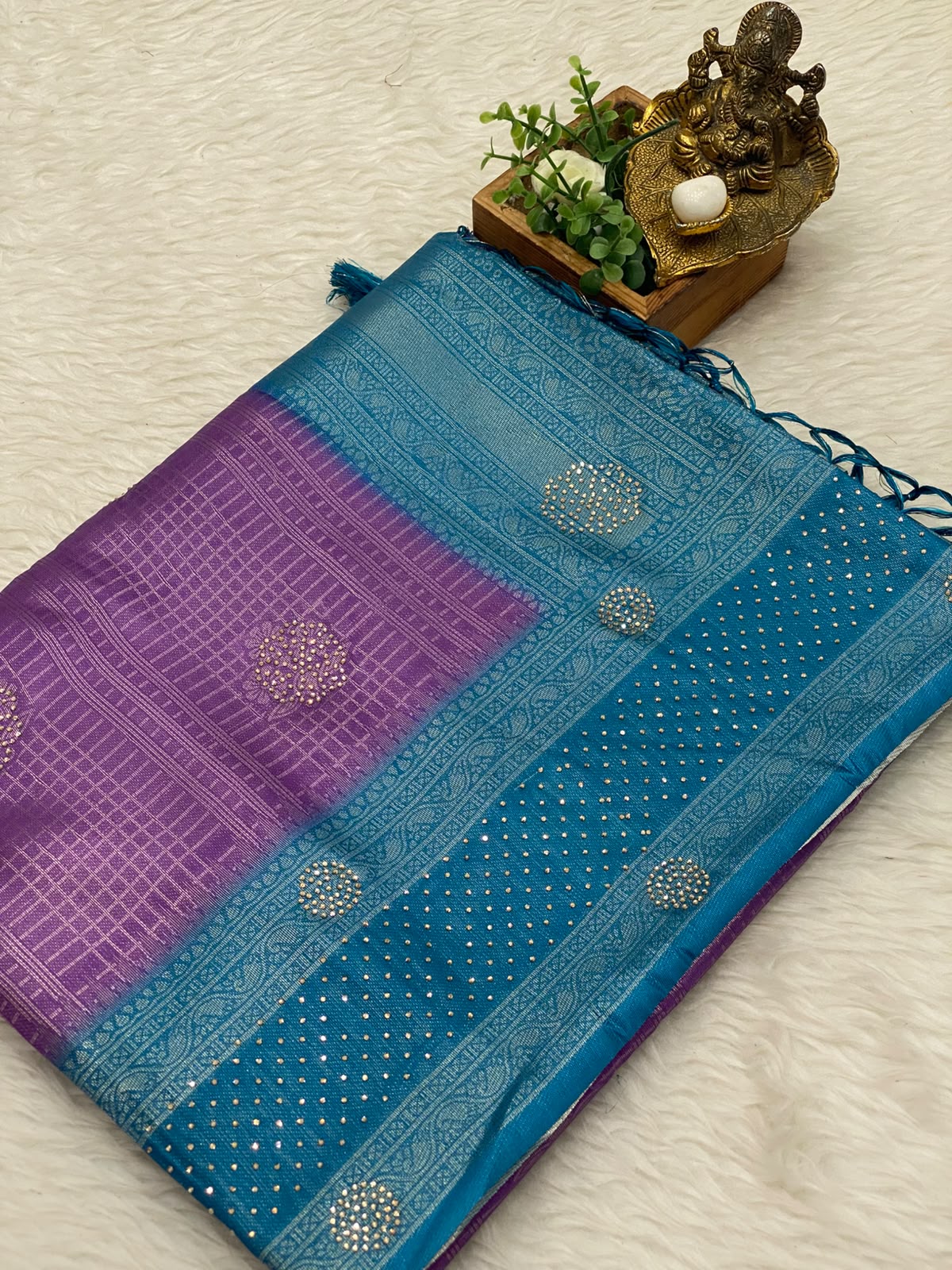 Softy With Stone Work Sarees
