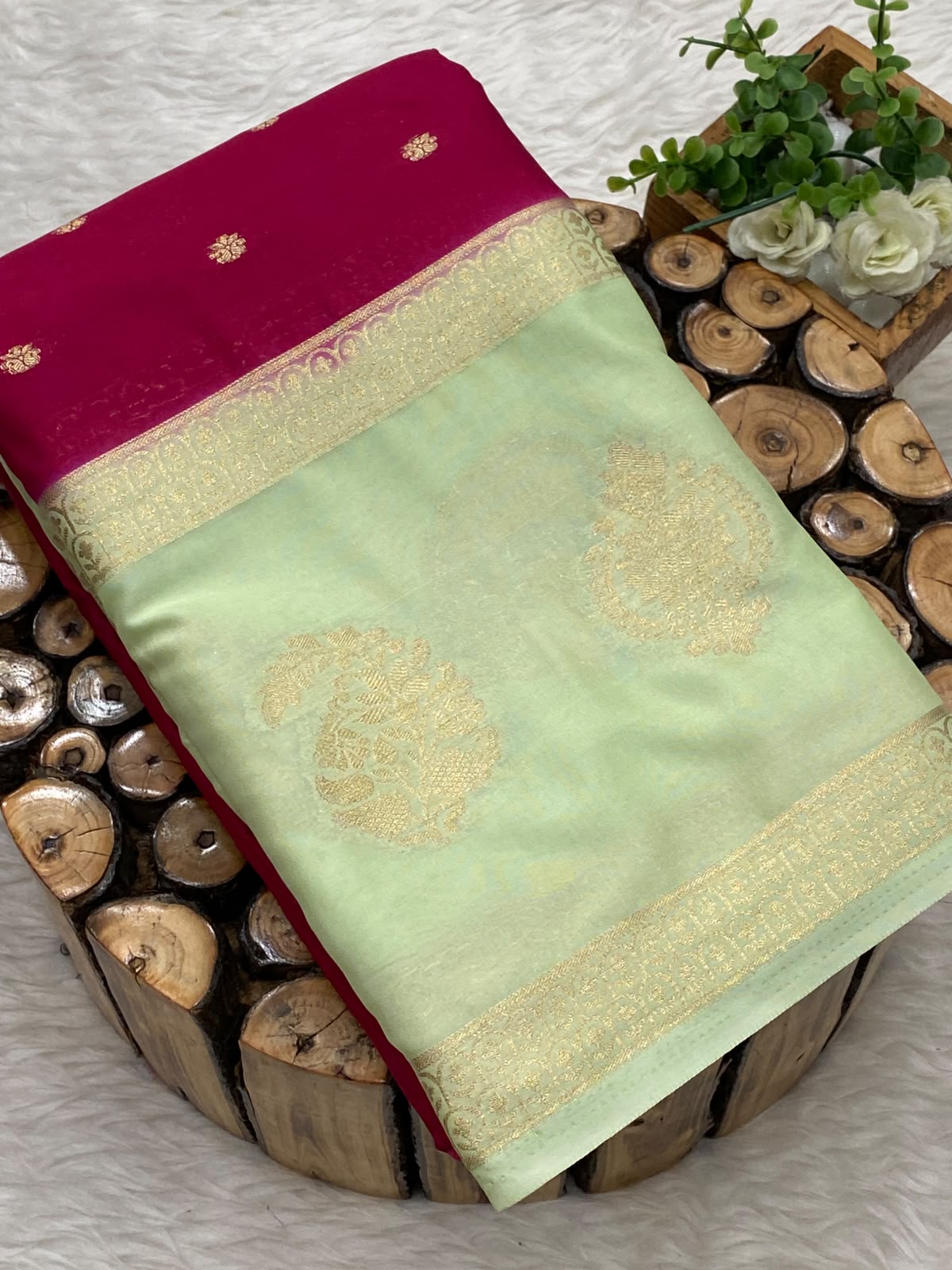 Premium Mysore Crepe Silk Sarees -VOL2