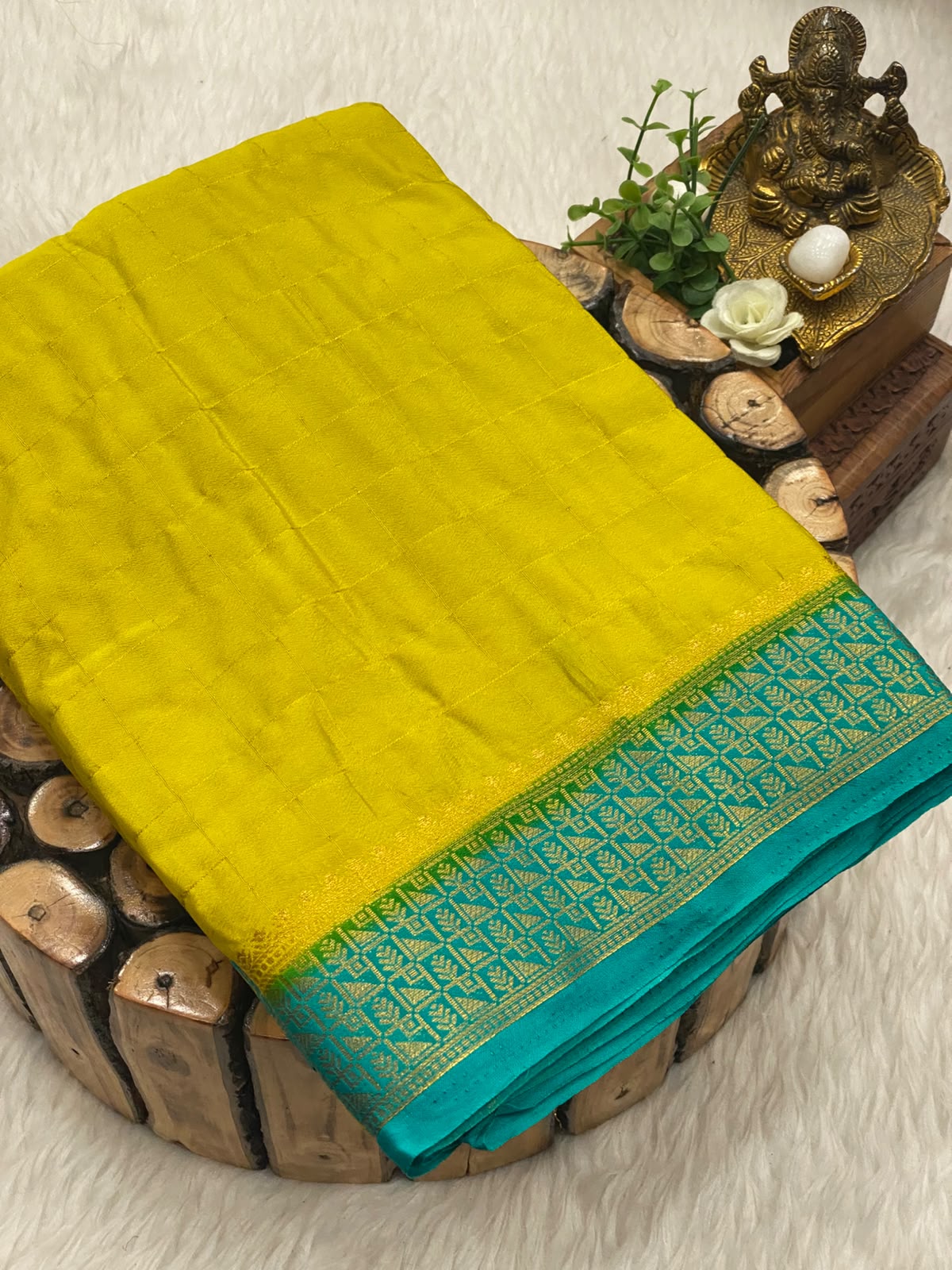 Mysore Crepe Checks