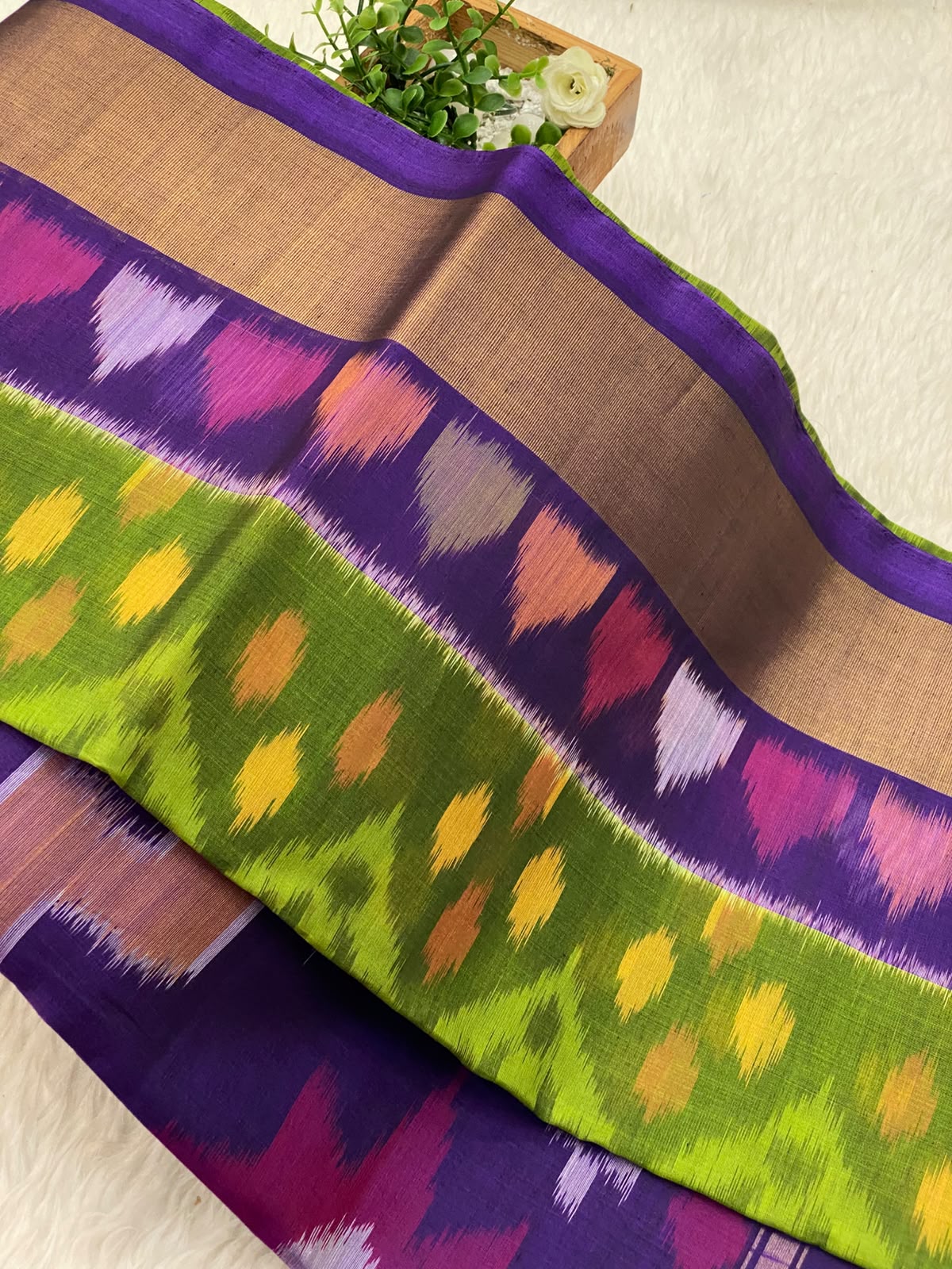 Silk Cotton Pochampally Saree