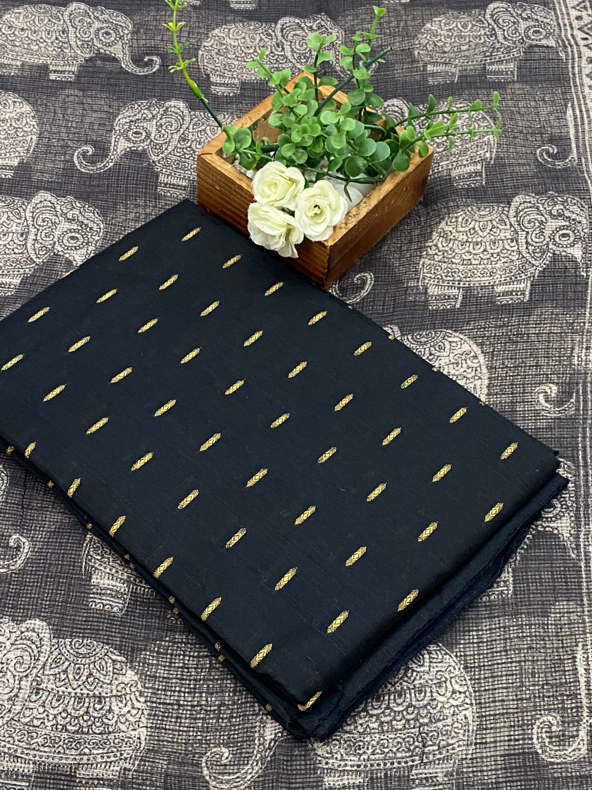 Raw Silk Salwar With Kalamkari Dupatta