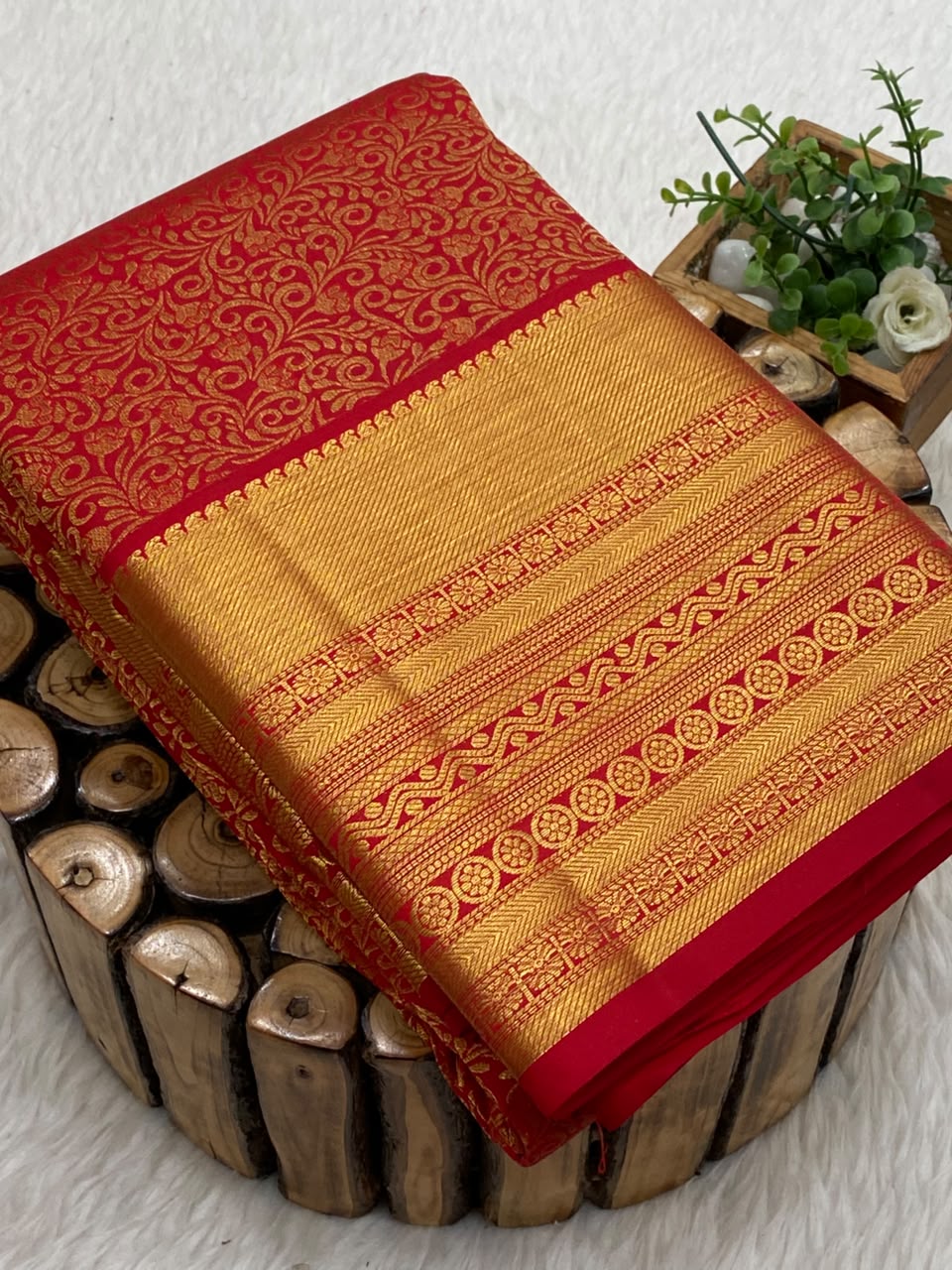 Pure Mix Brocade Bridal Saree