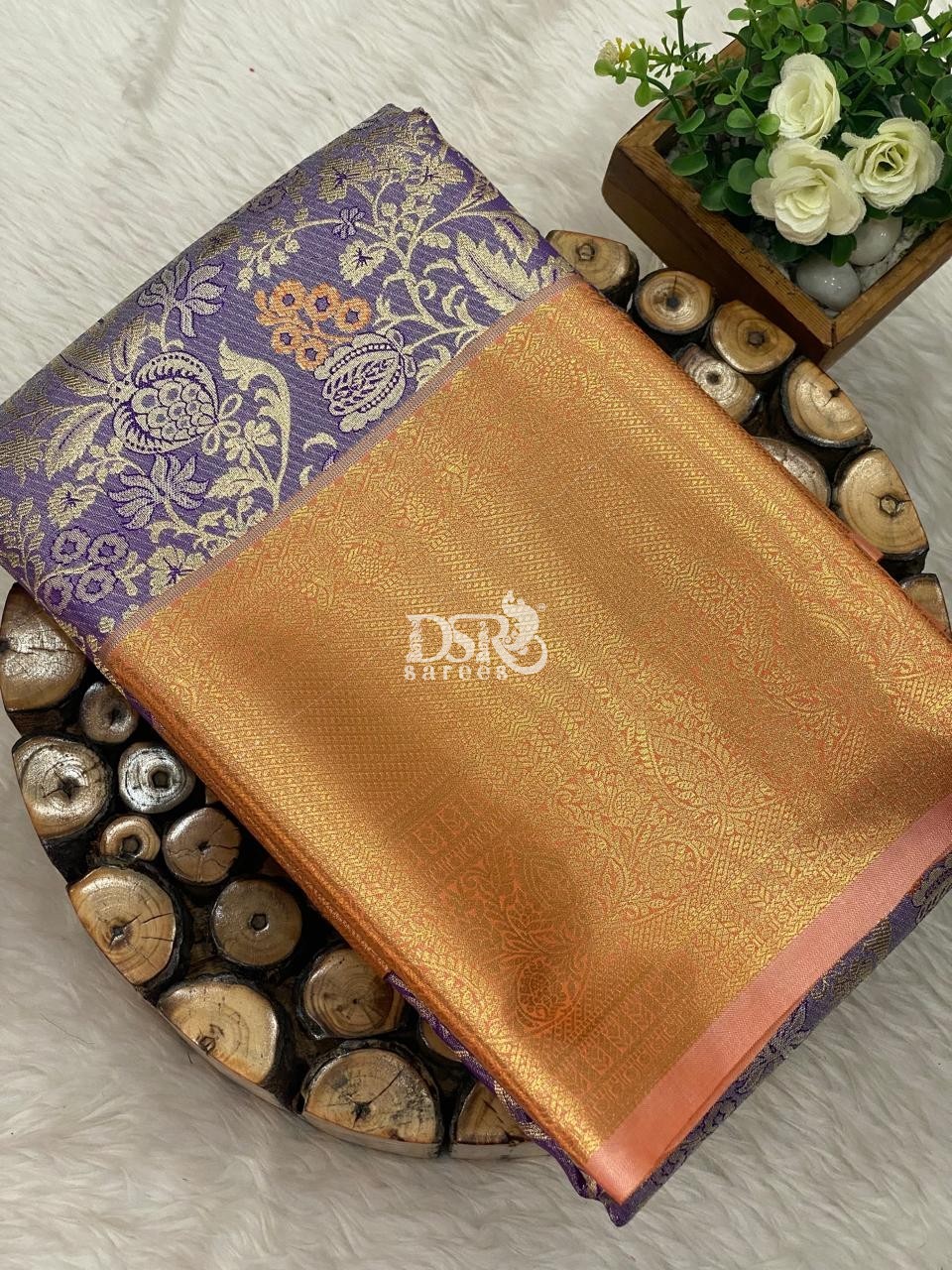 Tissue Bridal Saree