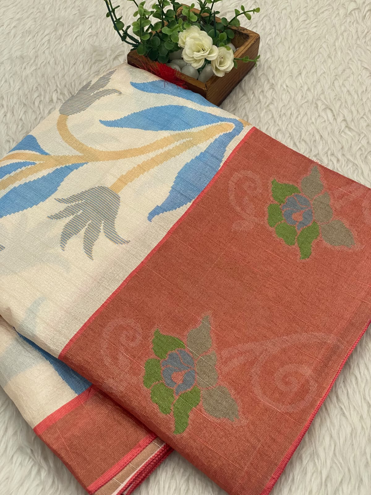 Pochampally Jute Silk Sarees