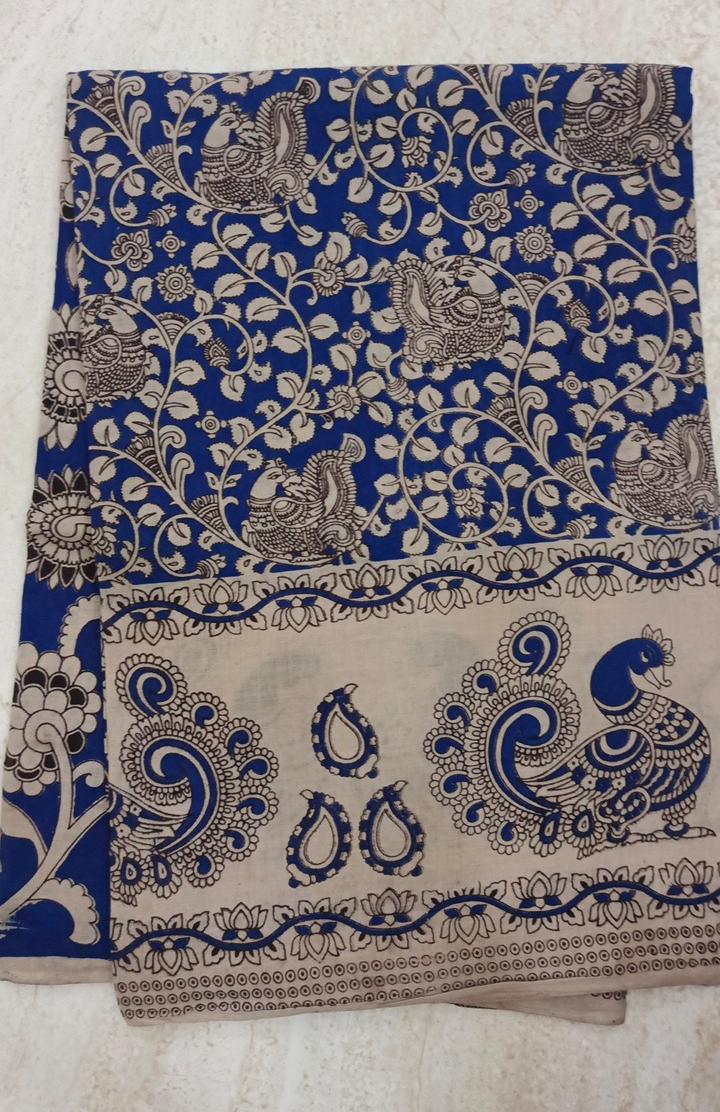 60's Count Premium Kalamkari Cotton Saree