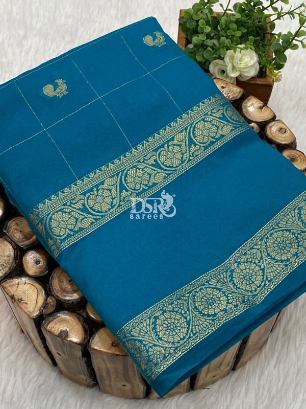 Semi Mysore Crepe Silk Saree