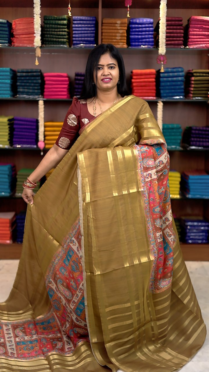 Organza Tissue Silk Saree