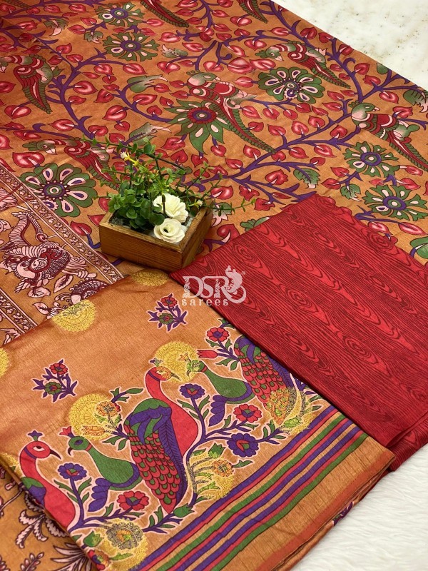 Semi Patola Silk salwar