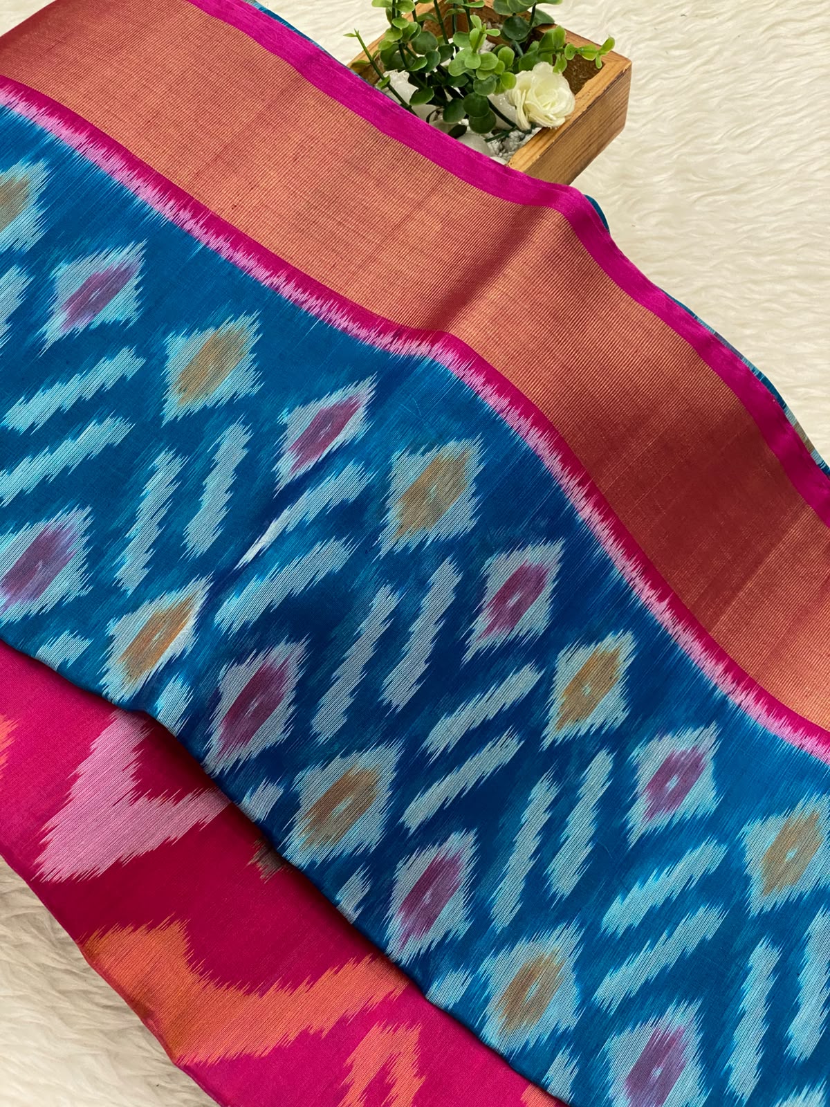 Silk Cotton Pochampally Saree