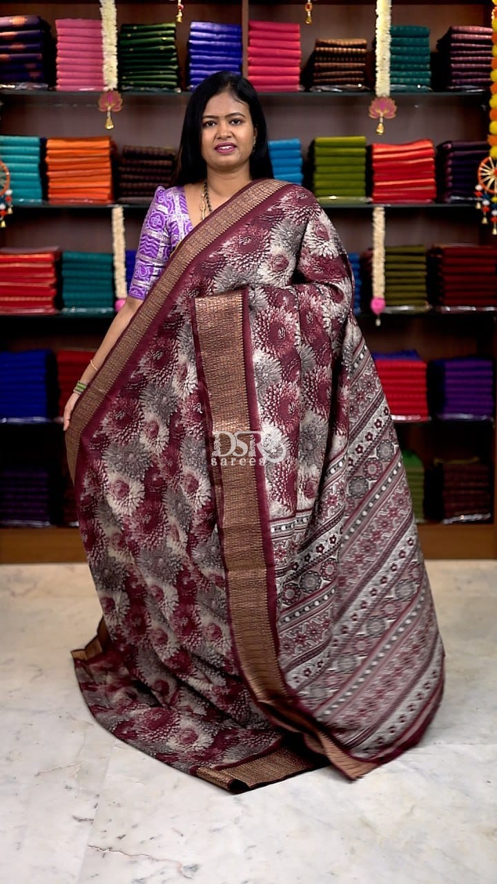Crushed Dola Sarees