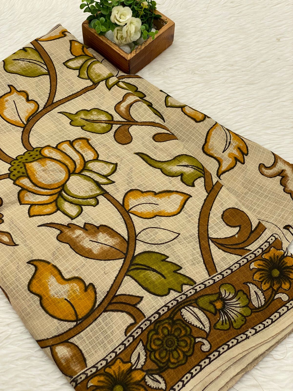 Kota net Kalamkari sarees