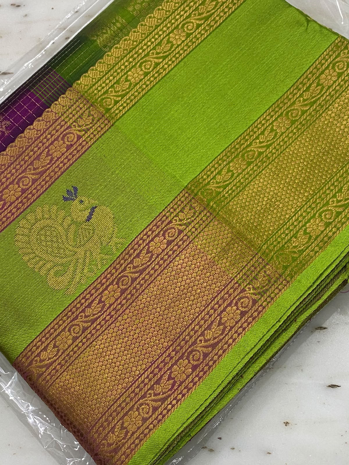 Korvai Silk Cotton Saree