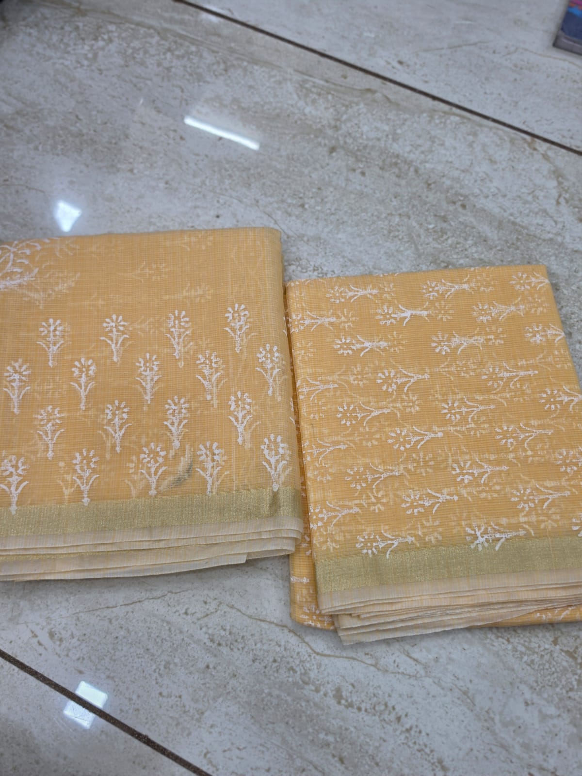 2 PC Unstitched Kota Net Salwars