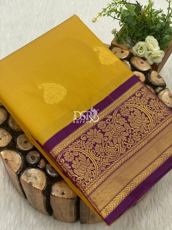 Premium Kanchi Korvai Border Saree