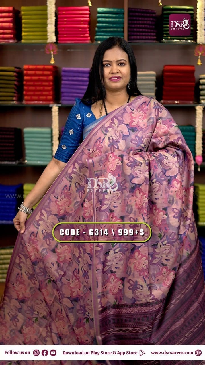 Semi Tussar Sarees -VOL4