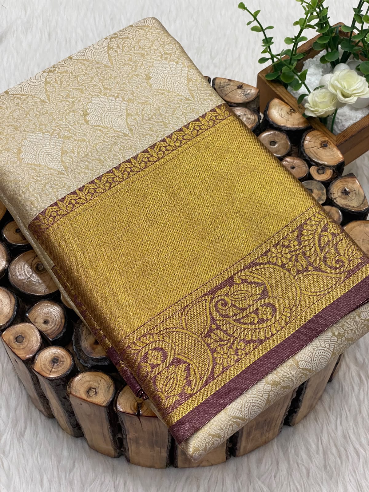 Kanchi Tissue Bridal Sarees - vol2