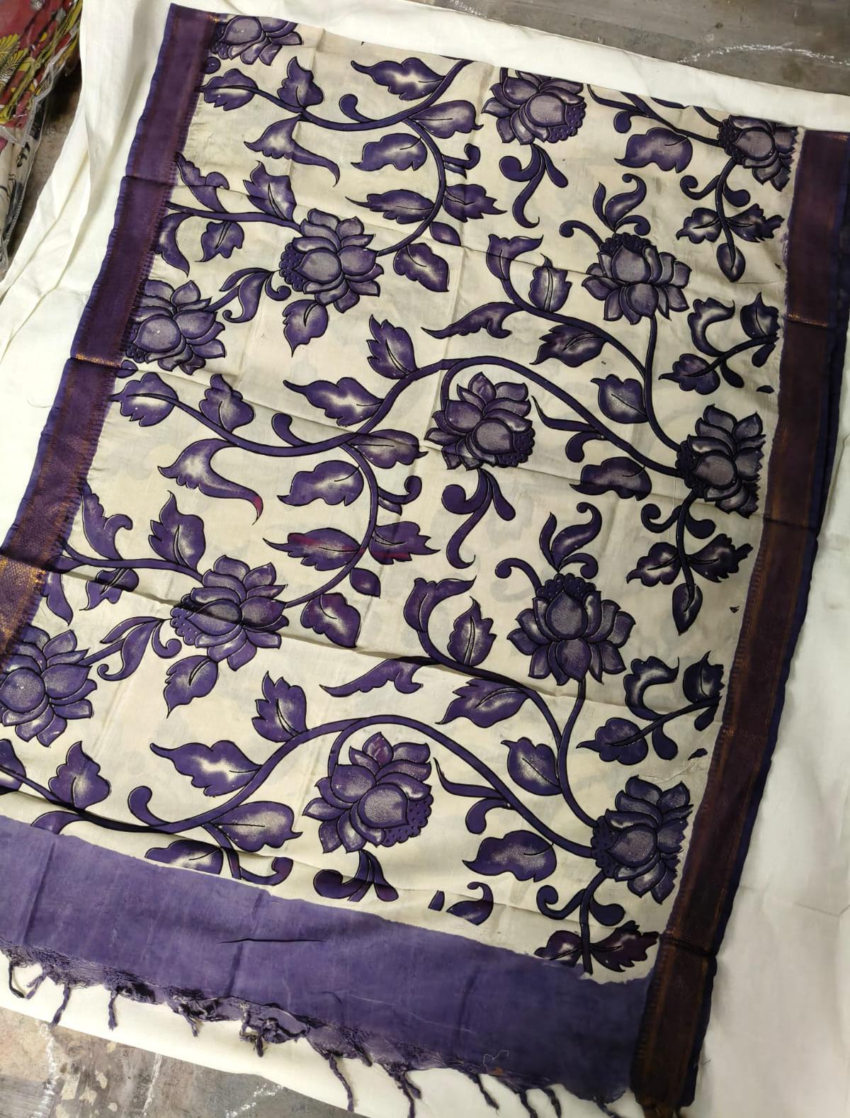 Nizam Border Kalamkari Duppata