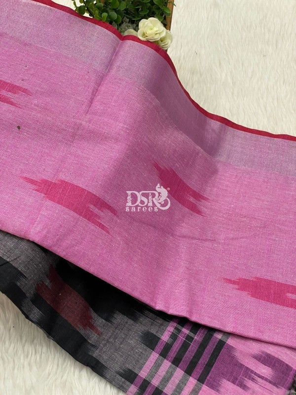 Art Linen Ikkat Sarees -VOL1