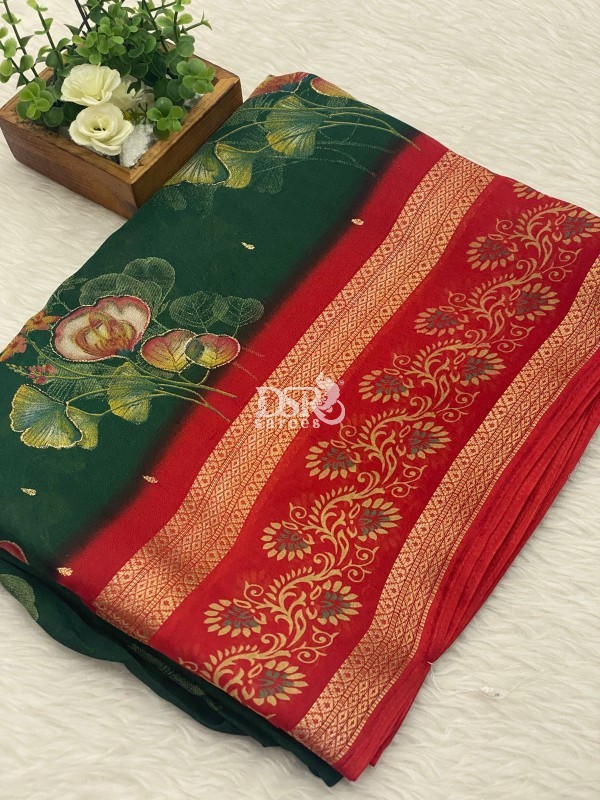 Georgette Dola Saree