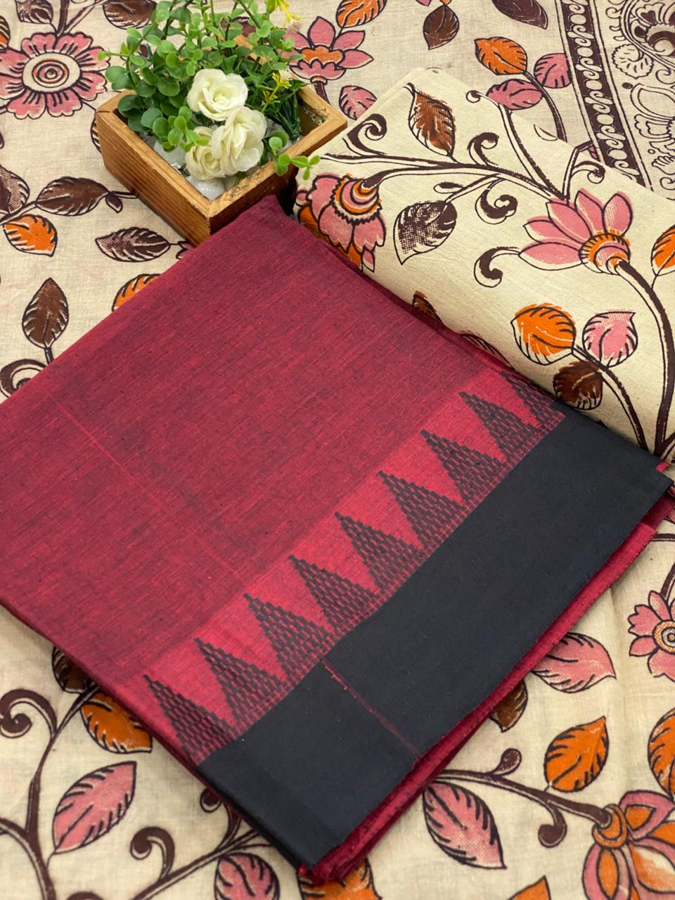 Mangalagiri Cotton Sets With Kalamkari