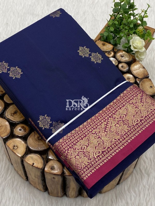 Semi Silk Udal Butta Sarees
