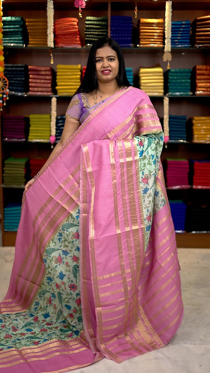 Organza Tissue Silk Saree