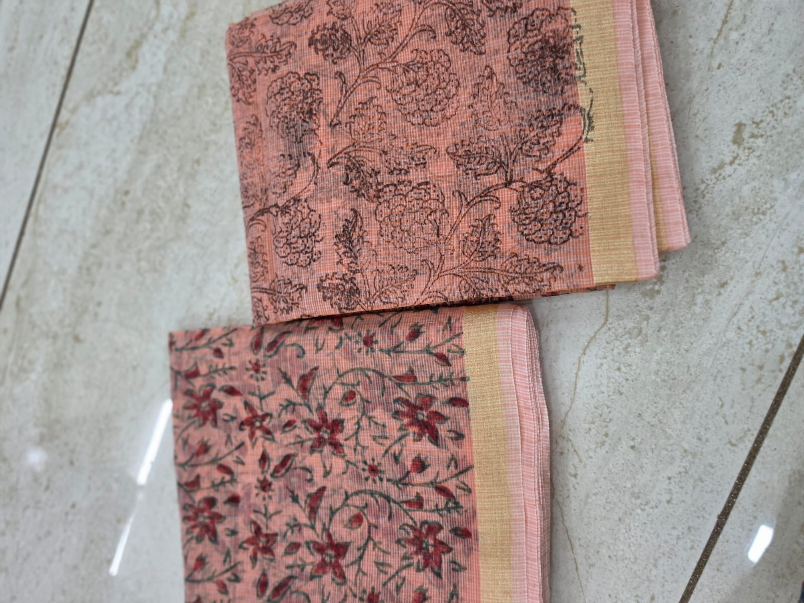 2 PC Unstitched Kota Net Salwars