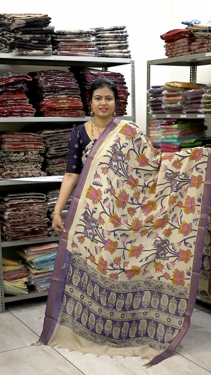Nizam Border Kalamkari Duppata