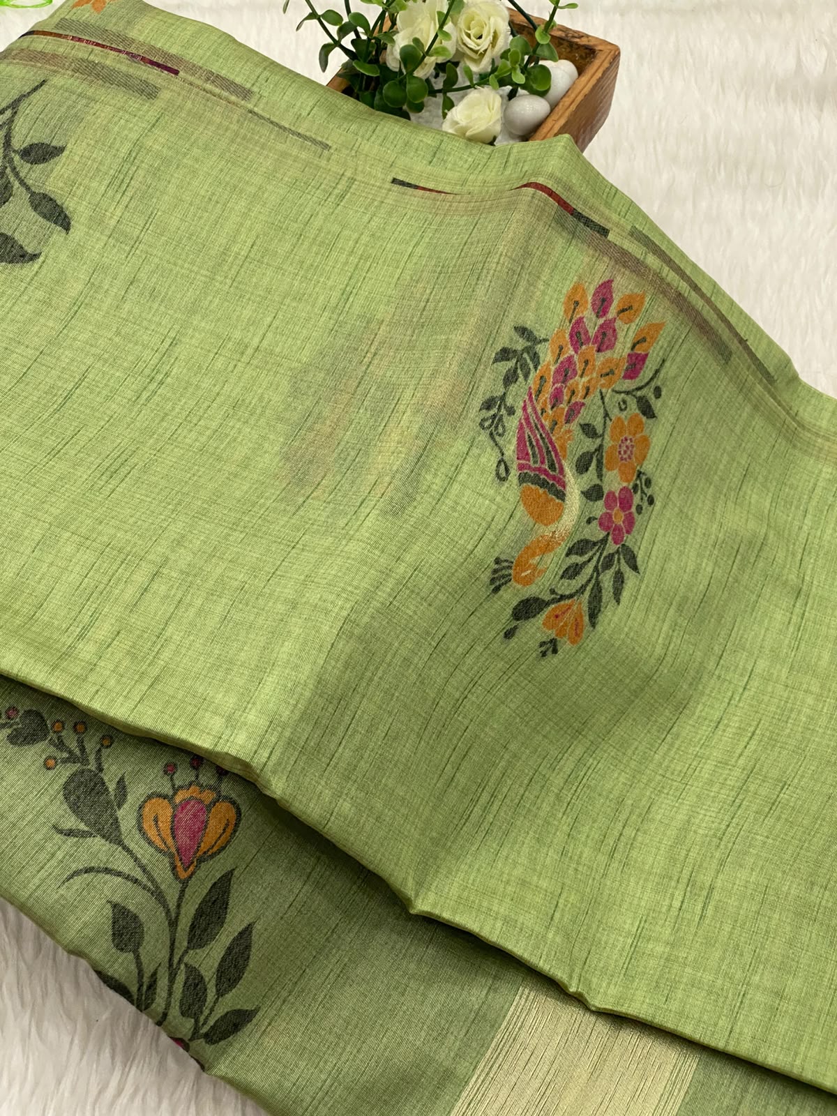 Mul Chanderi Saree