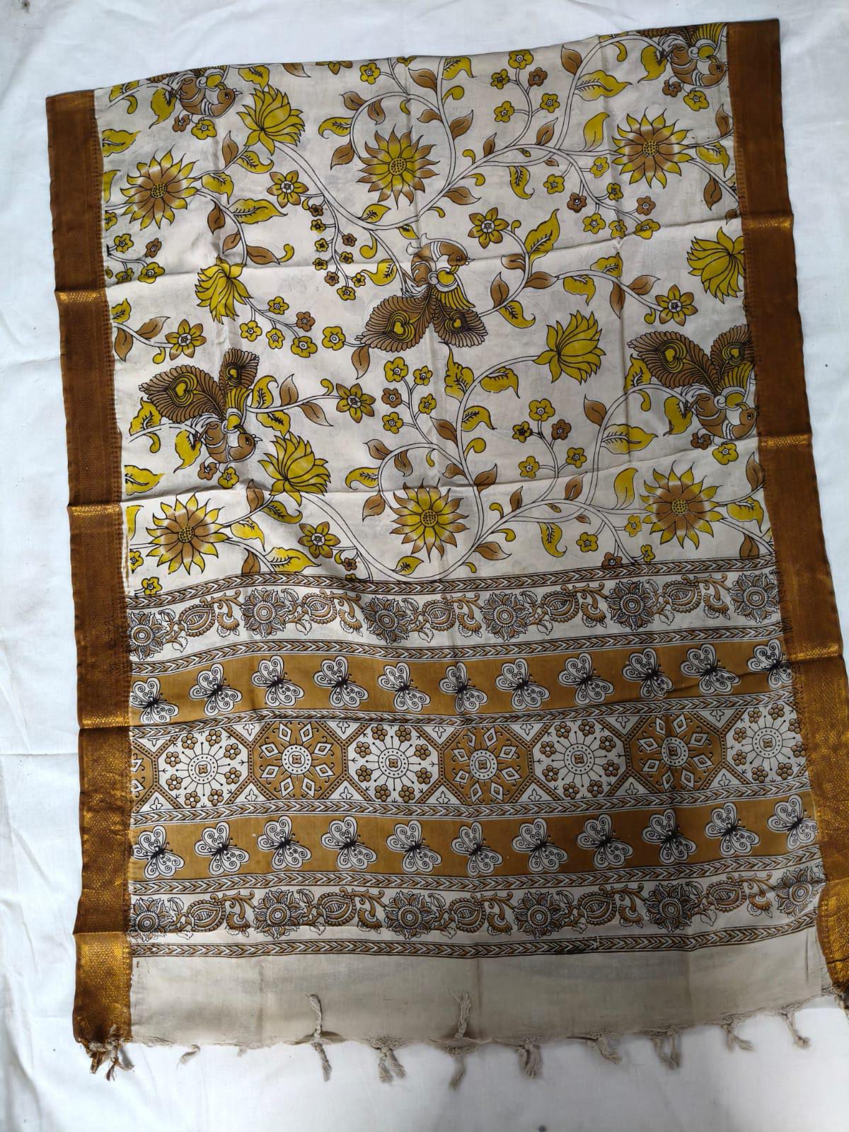 Nizam Border Kalamkari Duppata