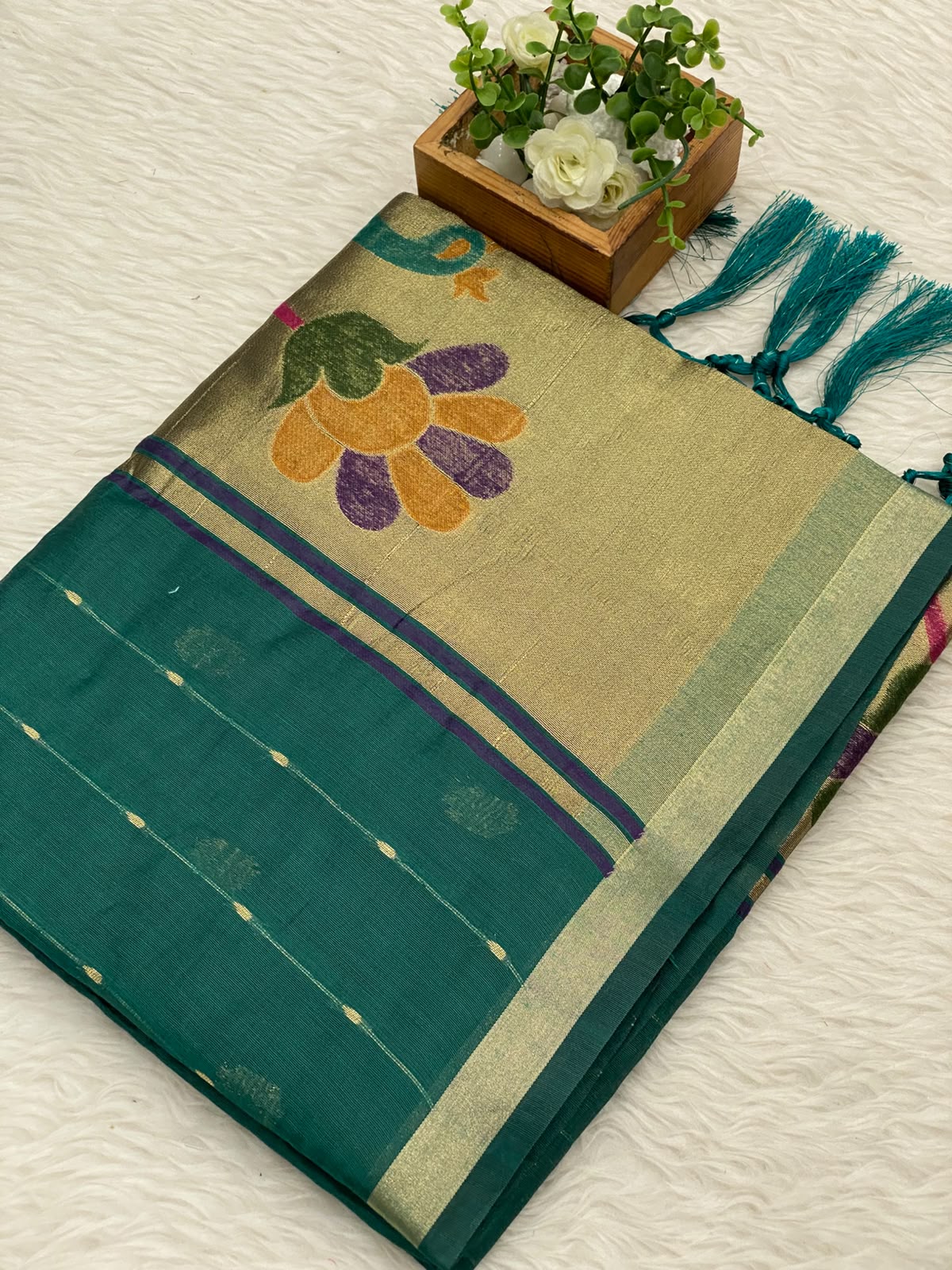 Jamdani Muslin Cotton Saree