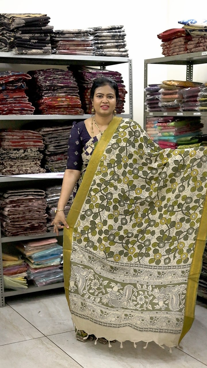 Nizam Border Kalamkari Duppata