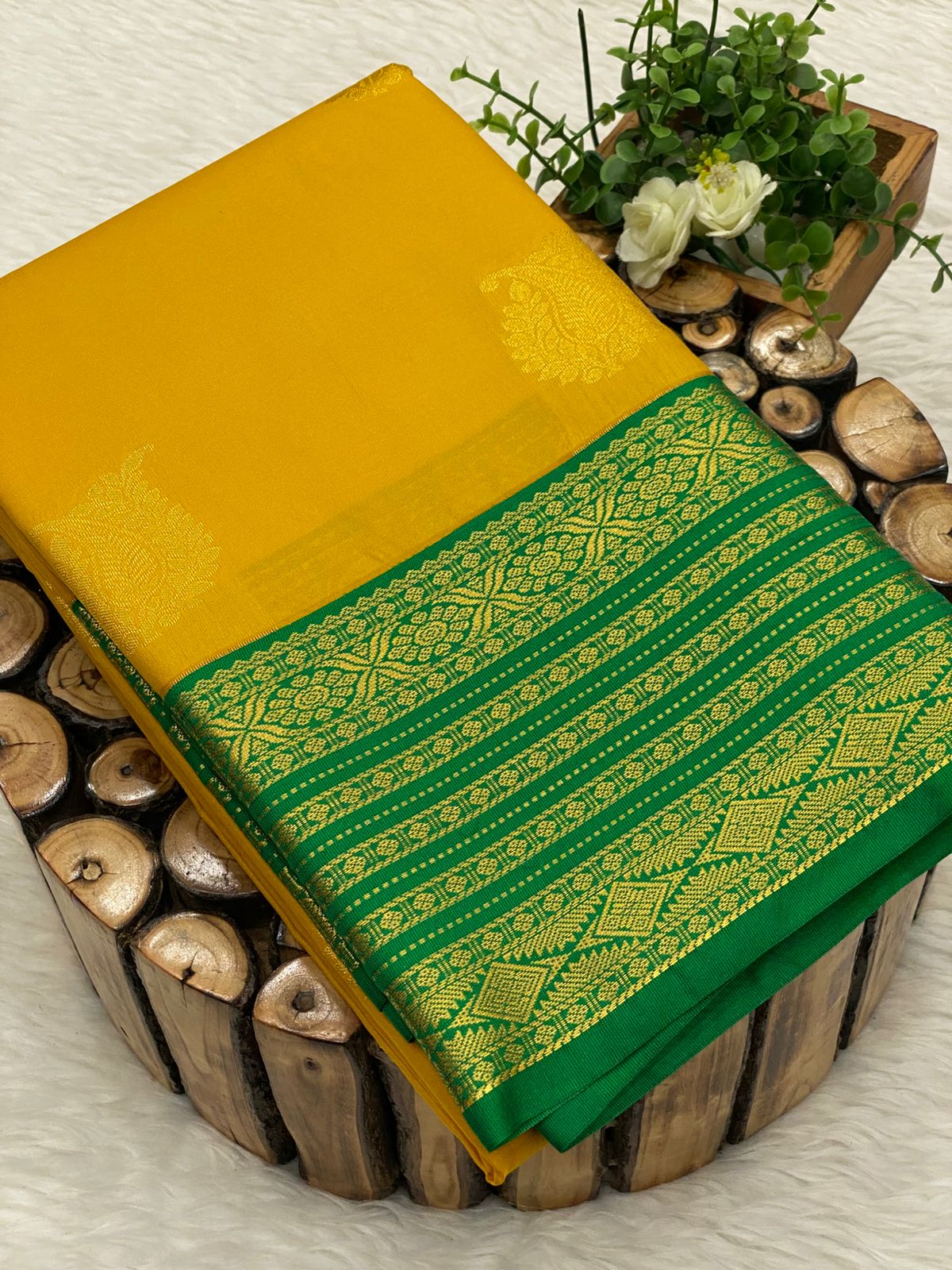 Premium Kanchi Korvai Border Saree-vol1